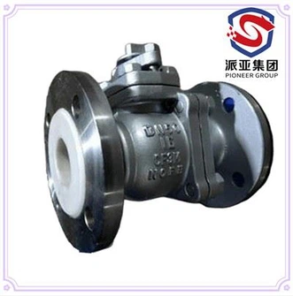 Oceľové ventily potiahnuté PTFE